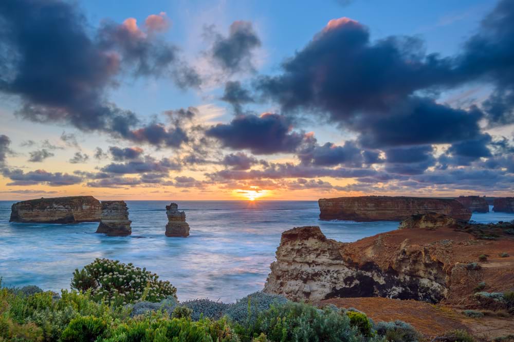 Sunset at Bay of Islands